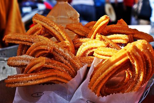 Churros con Azúcar