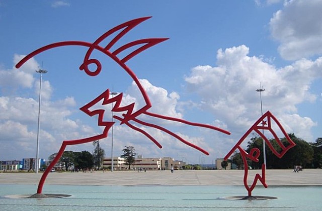 Plaza Niemeyer en Cuba