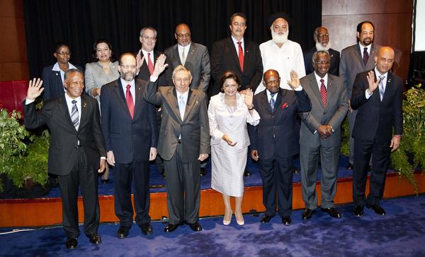 Presidentes del CARICOM-CUBA