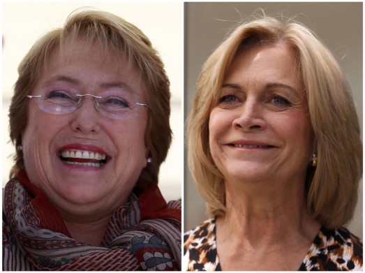 Michel Bachelet y Evelyn Matthei