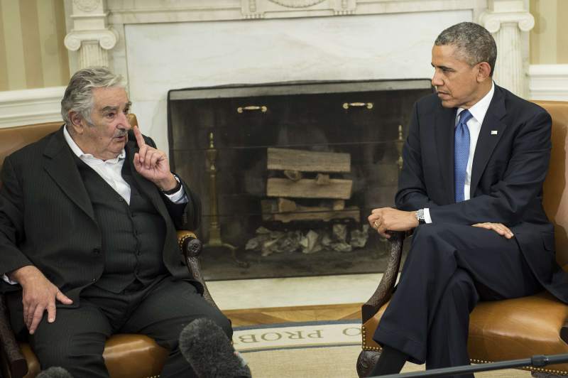 Mujica y Barack Obama