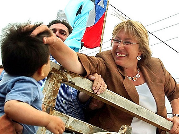 Michelle Bachelet, presidenta de Chile