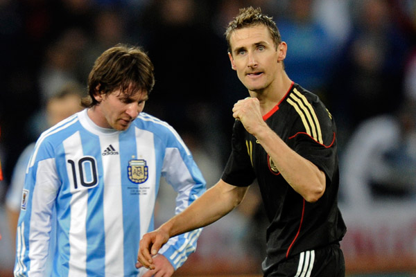 Klose celebra