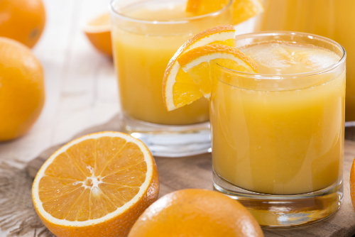 Jugo naranja y  limón 