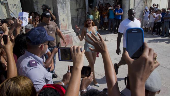 Rihanna en La Habana