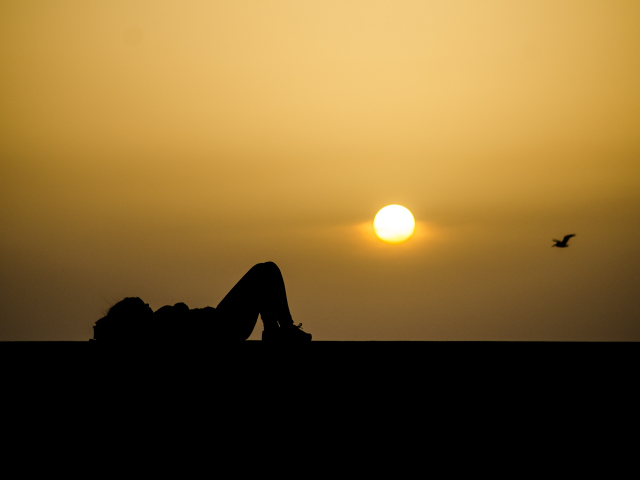 Siete kilómetros de atardecer