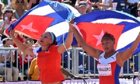 Yaime Perez y Denia Caballeros-Liga del Diamante 2017