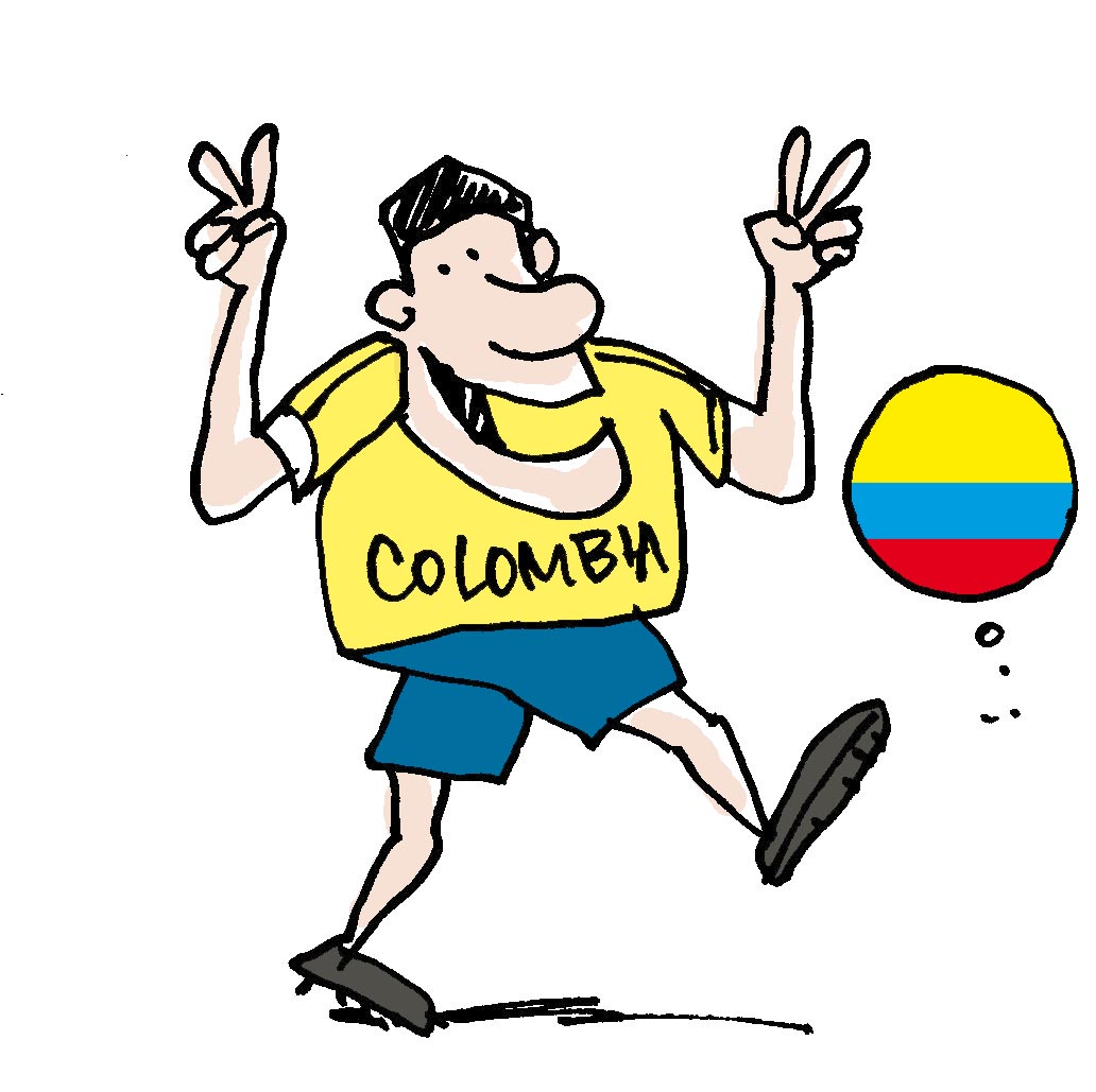 Caricatura Colombia