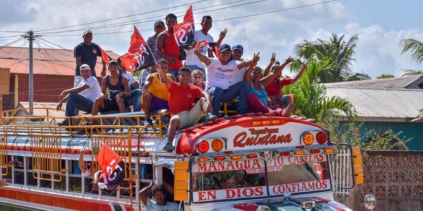 Caravana vehicular por La Paz-Puerto Cabezas