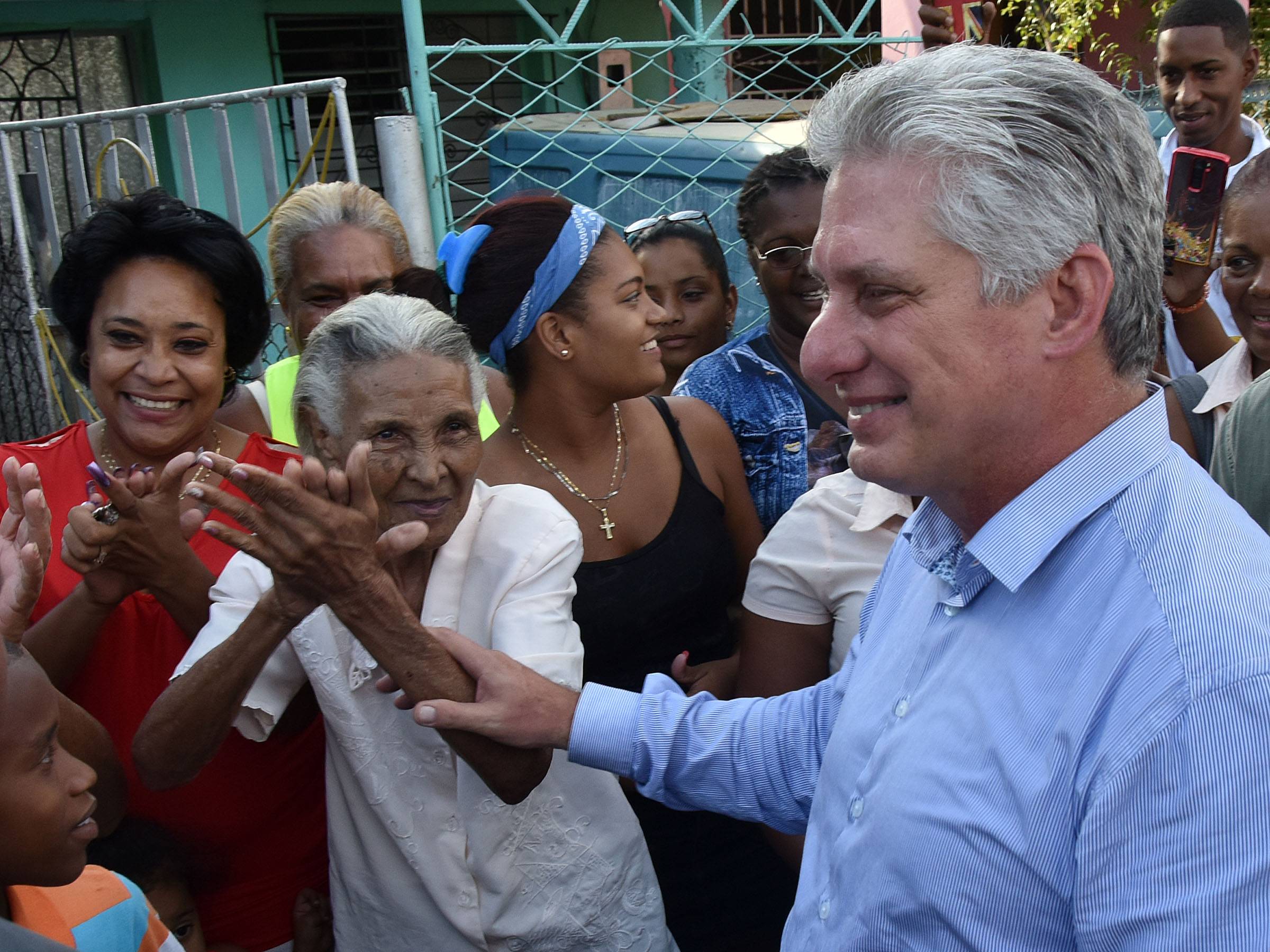 Miguel Díaz-Canel en Santiago de Cuba