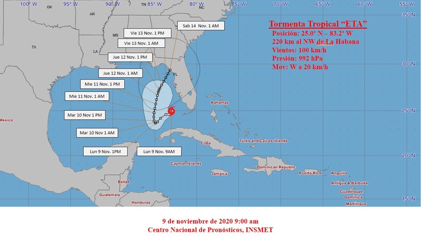 Tormenta Eta 9am