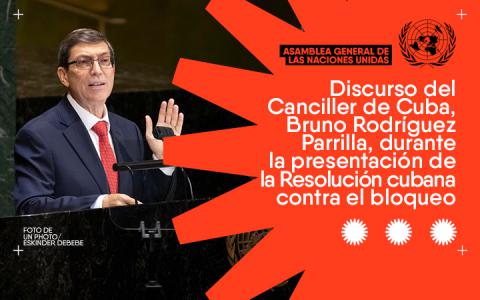 Bruno Rodríguez-ONU-Bloqueo