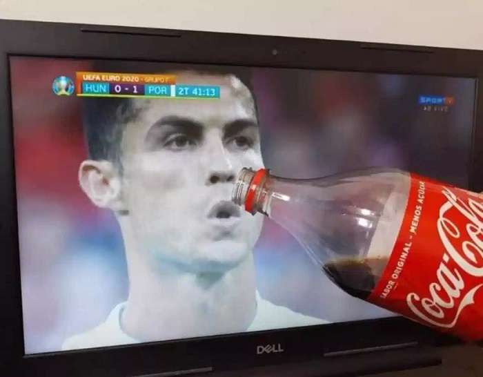 Meme-CR7-Coca Cola