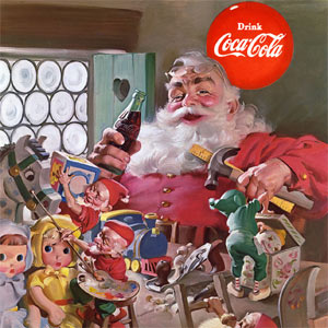 Santa Coca Cola