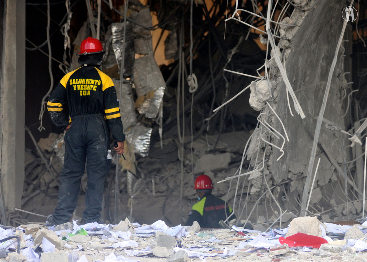 Cuerpo de Salvamento y rescate en el Hotel Saratoga