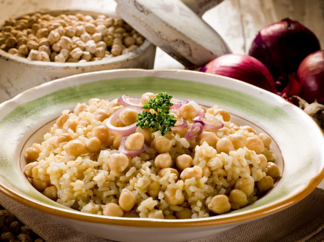 Arroz con garbanzos