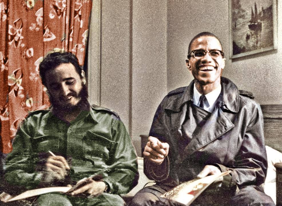 Fidel y Malcom X