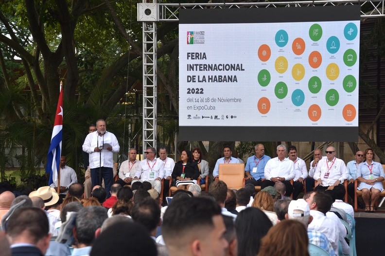 Manuel Marrero Cruz en FIHAV