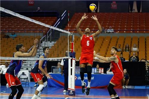 Cuba frente a Puerto Rico Campeonato Masculino Norceca de Charleston 2023