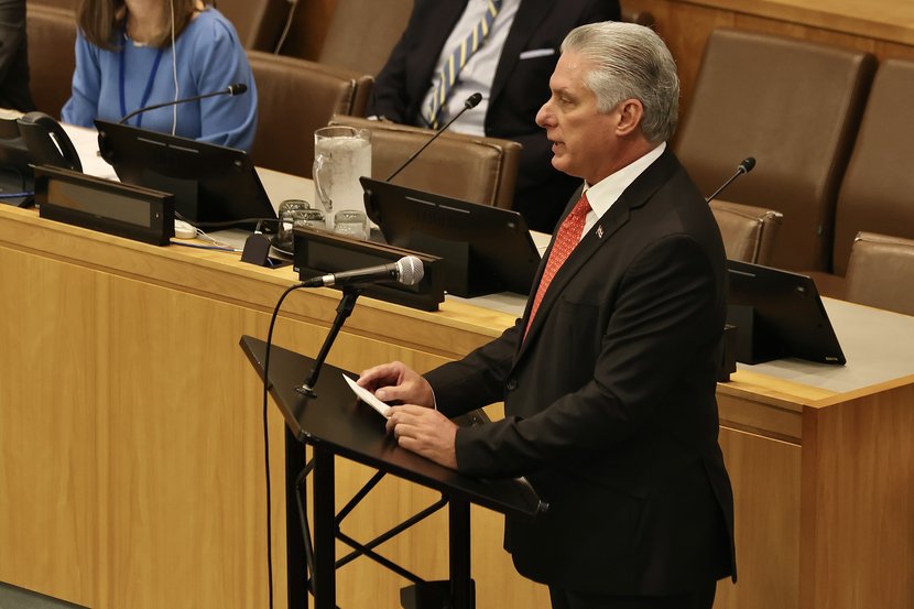 Díaz-Canel en Reunión de Alto Nivel sobre Prevención, Preparación y Respuesta frente a pandemias