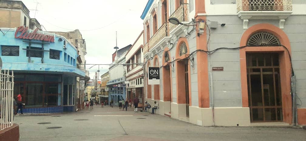 El boulevar santiaguro al mediodía de hoy