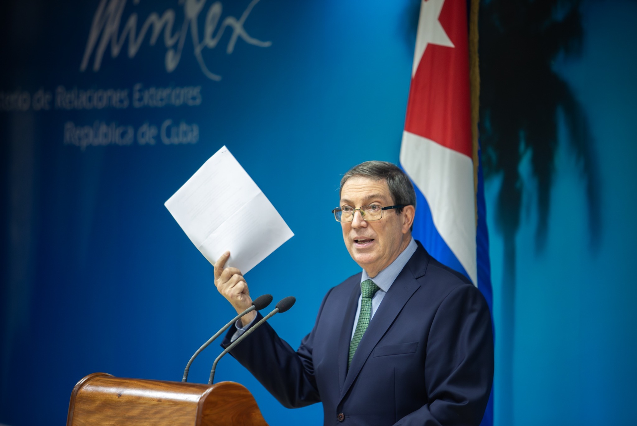 Bruno Rodríguez Parrilla, ministro de Relaciones Exteriores de la República de Cuba. Foto: Tomada de Cancillería de Cuba (Facebook) Bruno Rodríguez Parrilla, ministro de Relaciones Exteriores de la República de Cuba. Foto: Tomada de Cancillería de Cuba (Facebook)