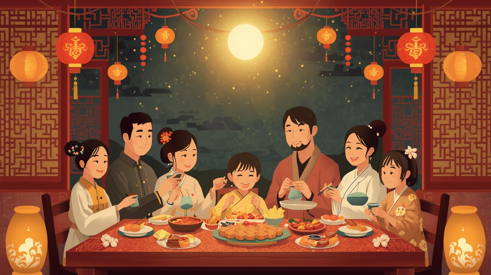 Tradiciones en China. Imagen generada con IA. Tradiciones en China. Imagen generada con IA.