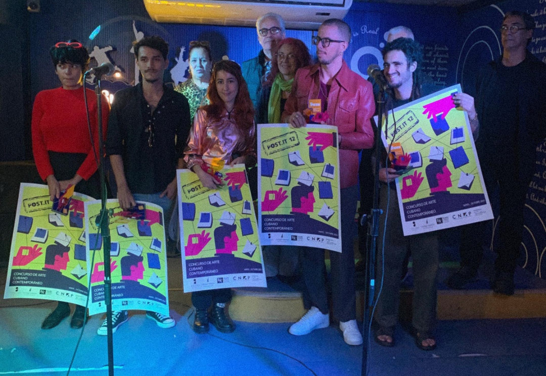 Premios del concurso Post-it Arte Cubano Contemporáneo en su XII edición