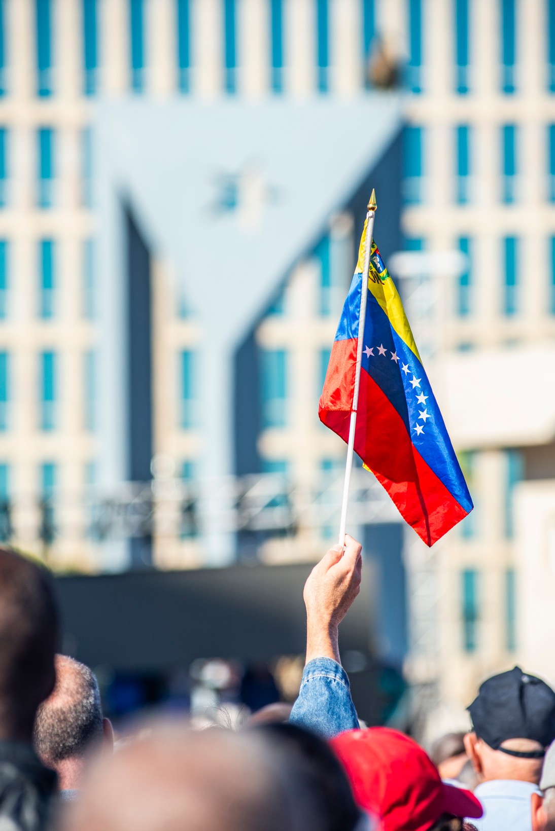 Concentración en la Tribuna Antimperialista, La Habana, en respaldo a Venezuela.