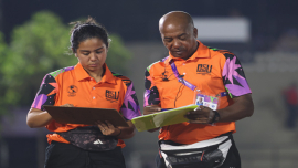 Faustino Heredia fue seleccionado en dos ocasiones como mejor árbitro nacional y ahora, por primera vez, sobresale en el ámbito internacional.