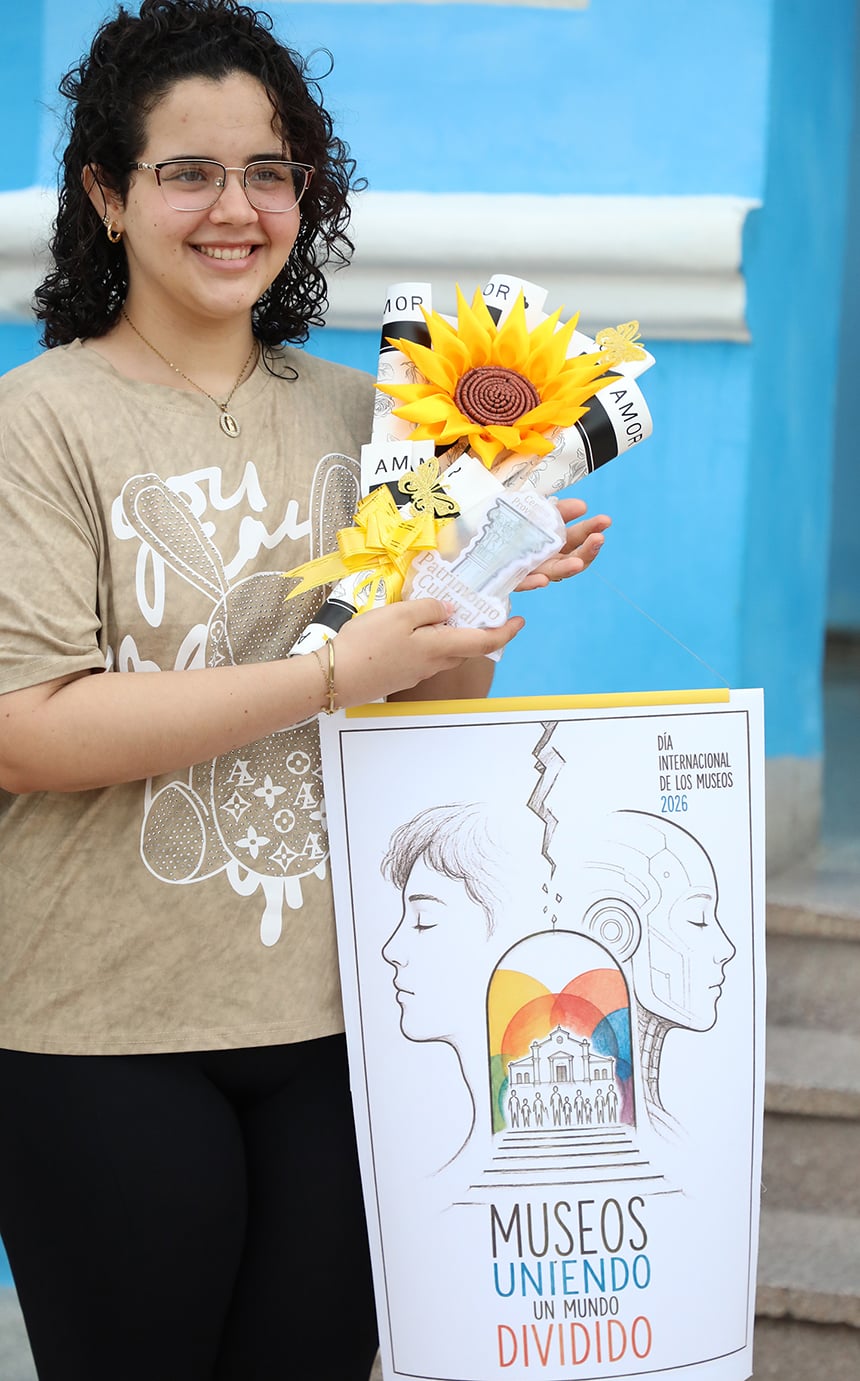 La joven tunera Laura Lizt Ramadán. (Reynaldo López Peña / Periódico 26)