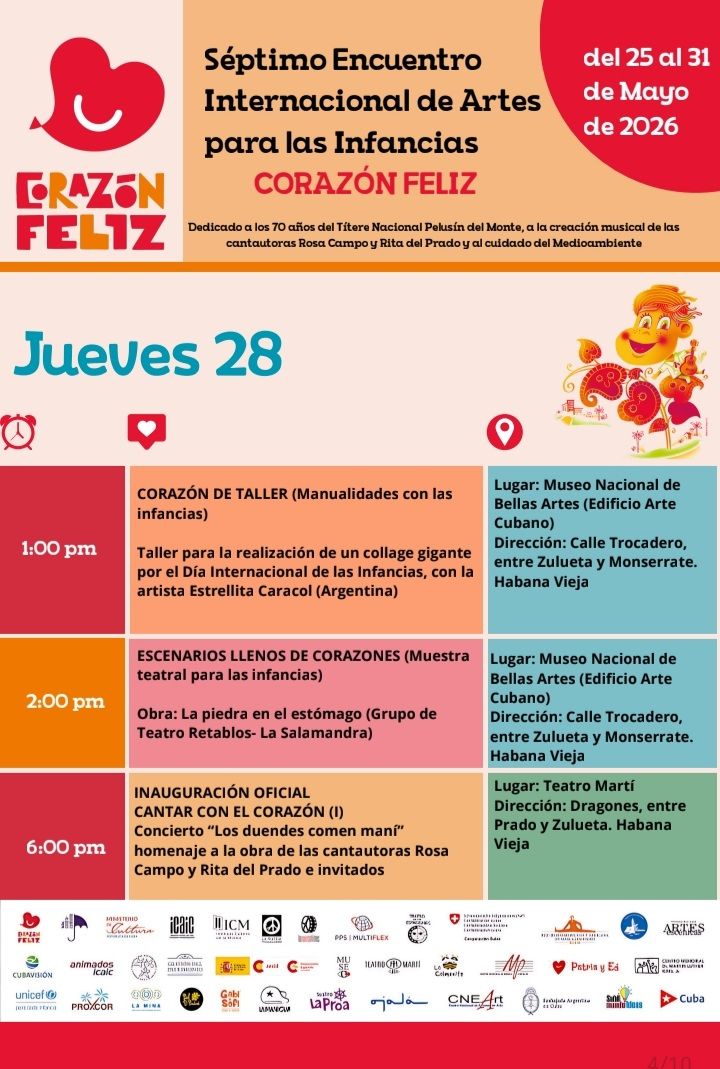 Encuentro de las Artes para las Infancias Corazón Feliz