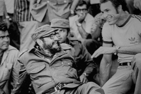 Juantorena con Fidel