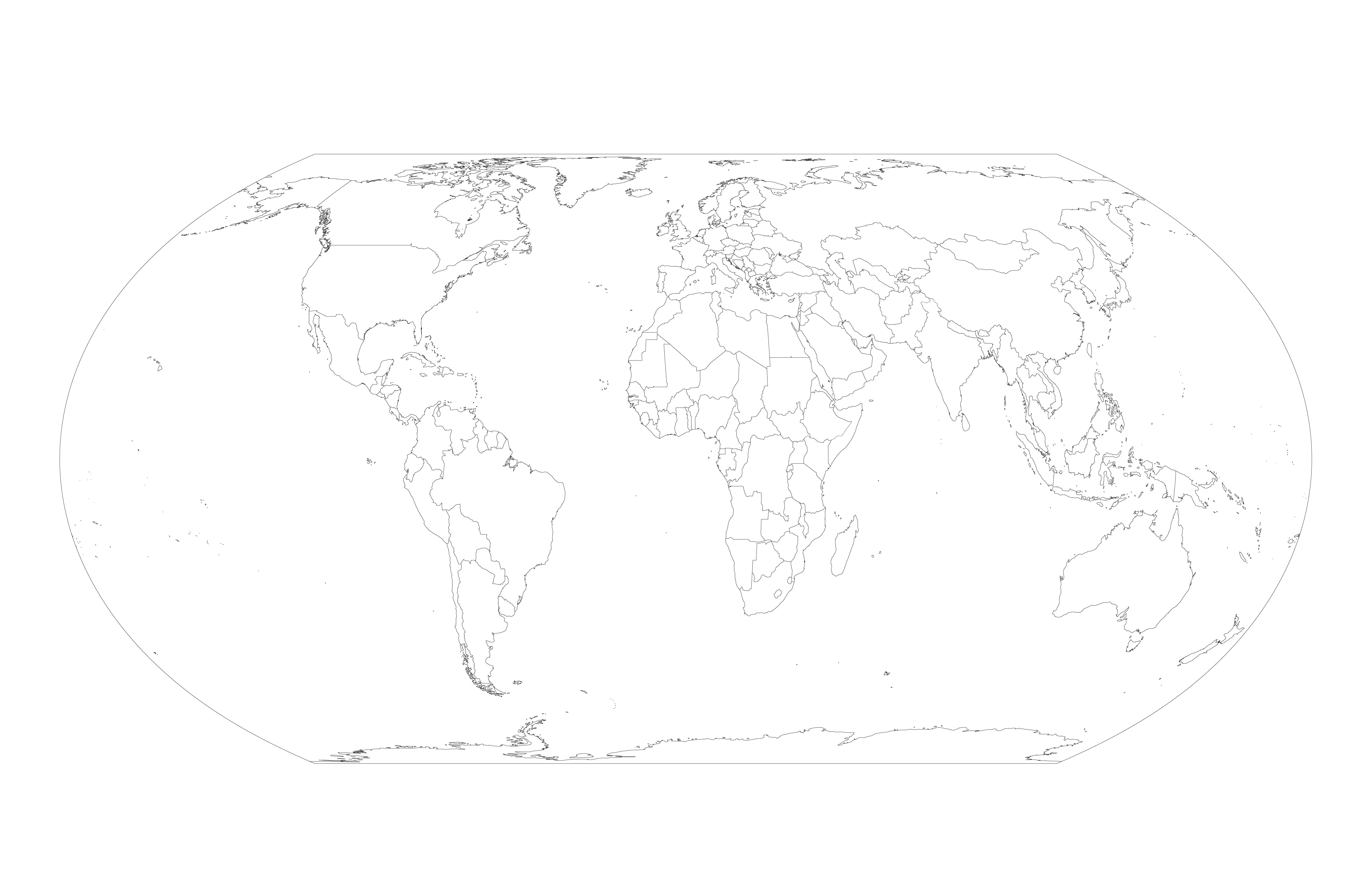 Mapa Equal Earth